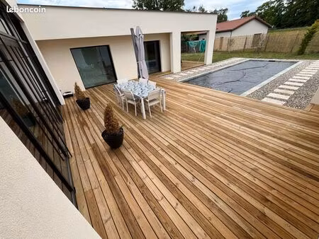 villa contemporaine plain-pied – 192 m² – piscine – terrain 3100 m²
