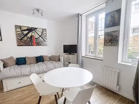 studio meublé vieux lille avec terrasse