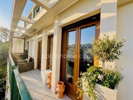 à vendre 3 pièces  le plessis-bouchard  2 chambres  balcon  cave  proche gare