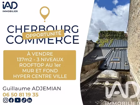 vente locaux professionnels 0 pièces 135 m² à cherbourg-en-cotentin (50100)  55 400 €