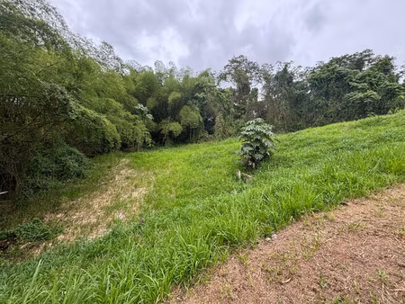 a vendre : terrain constructible de 604 m² environ à ducos