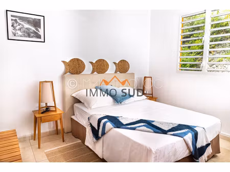 t4 meuble + jacuzzi - 80 m2 le gosier avec citerne