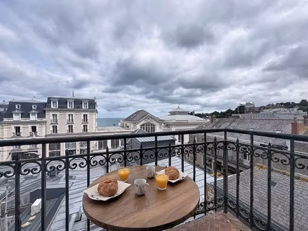 dinard centre – vue mer  plage de l'écluse et casino