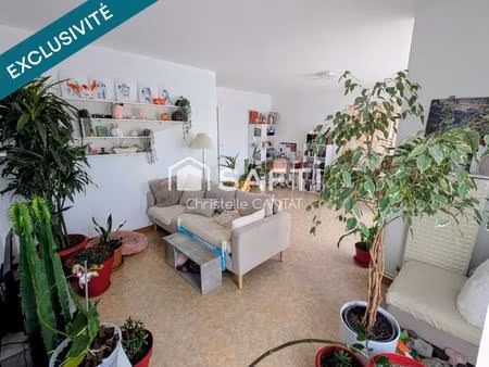 appartement f4  double séjour  3 chambres  cave