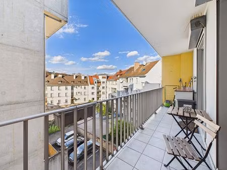f2 de 39.66 m² avec un balcon de 7.58 m² en vente rue stenger-bachmann