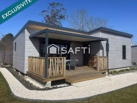 chalet sur terrain de loisirs 326m2 - sud morbihan