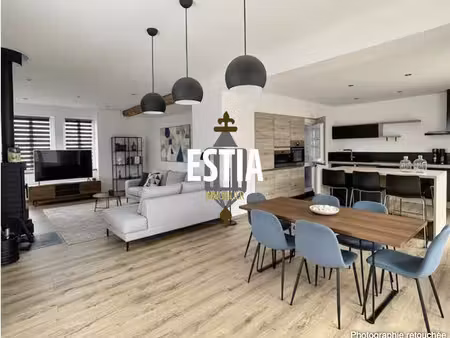 maison de caractère en loft moderne