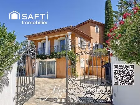 a vendre villa dominante aux volumes généreux avec piscine et dépendance- 83370 saint aygu