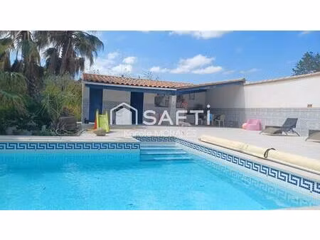 perpignan  magnifique villa t5 avec belle parcelle et piscine