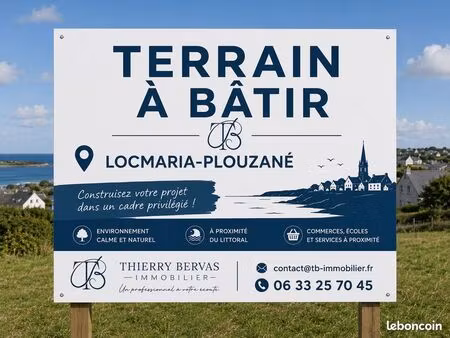 terrain 399 m² locmaria-plouzané