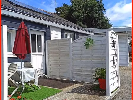etudiant/e  t1 bis 24 m2 3kms vannes terrasse privée sur jardin  1 parking sécurisé clos