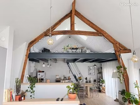 cellettes 110m2 - loft 2chb +1mezzanine coeur de village - neuf