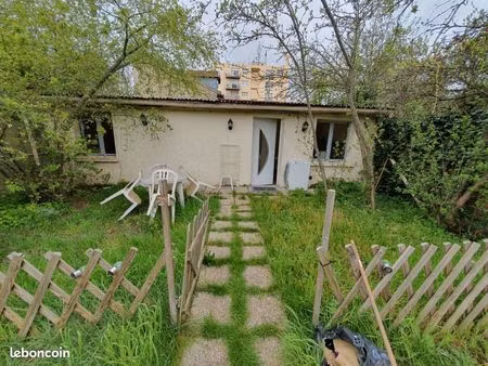 maison 2 pièces 45m2 meublé jardin 100m2