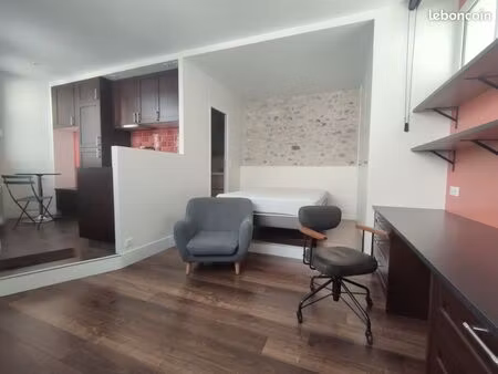 ◊ fontenay-sous-bois – quartier calme village | studio d’architecte meublé – 26 m²