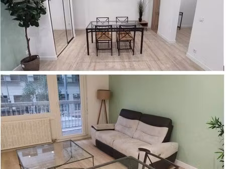 appartement t3 meublé & entièrement équipé – 76 m² – lyon 3 (part-dieu / félix faure)