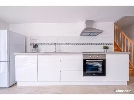 maison de ville f3 avec bureau