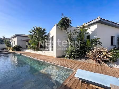 a vendre - saint jean lasseille - villa contemporaine - piscine