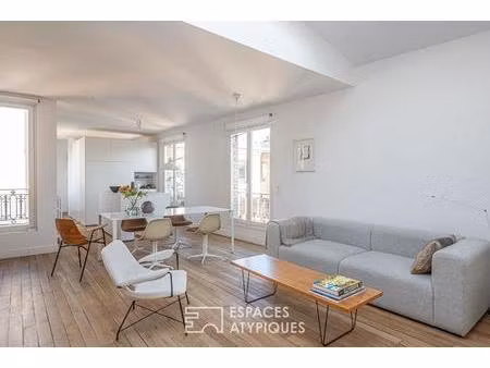 dernier étage contemporain dans le haut marais