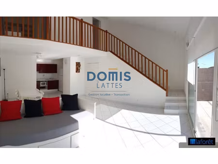 appartement meuble t3 carnon - 3 pièce(s) - 60 m2