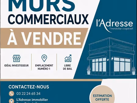 vente local commercial 5 pièces  223.00m²  rue