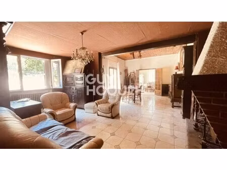 minimes  maison de plain pied avec travaux  cour  garage et cave