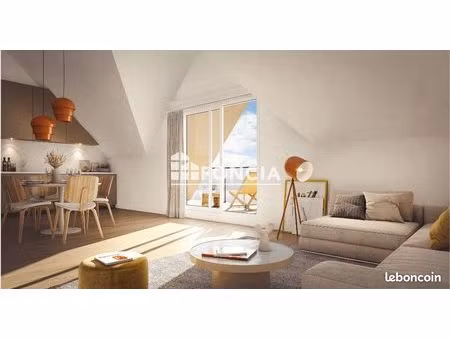 appartement t3 orienté sud  grand balcon  cave  garage  belles prestations  proche plage d