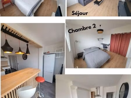 meublé 2 chambres idéal coloration étudiante
