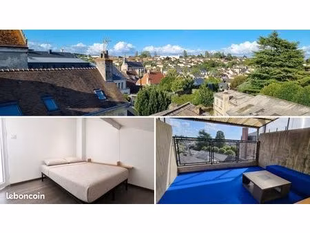 duplex meublé avec terrasse privative au cœur du centre-ville