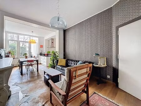 rez-de-chaussée à louer avec terrasse et jardin   saint-gilles (vbe33761)