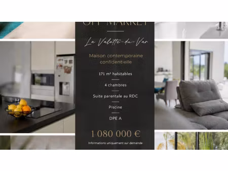 vente maison 7 pièces 170 m² la valette-du-var (83160)