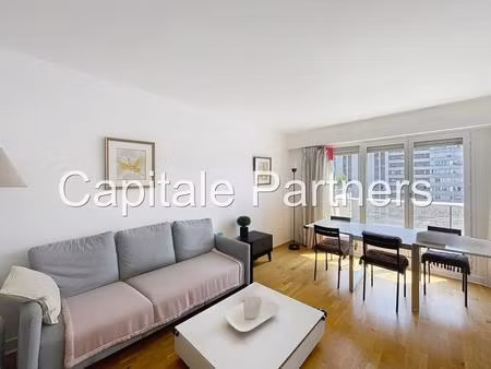 3 pièces meublé  balcon  parking  boulogne-billancourt