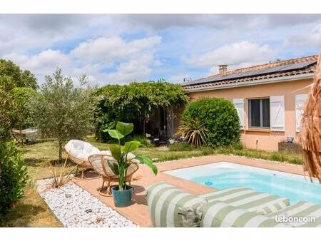 maison contemporaine de plain-pied 100 m² – piscine – terrain clos – campsas (82370)