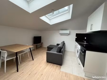 f2 meublé – 37 m² – résidence récente – étampes
