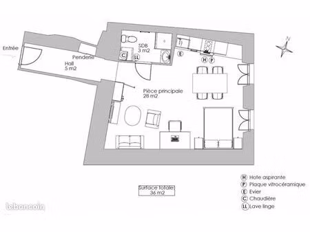 appartement t1