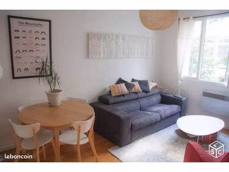 2 pièces meublé 49m² à 5mns des passages dans rue calme