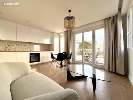 neuilly-sur-seine  superbe appartement meublé t2 refait à neuf à louer  avec parking