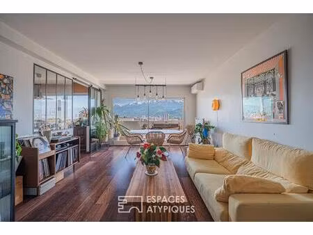 appartement à la vue spectaculaire sur bastille et belledonne