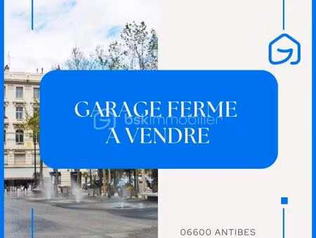 garage fermé et sécurisé à antibes – quartier médiathèque centre ville
