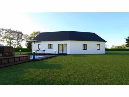 terrain avec maison neuve à vendre