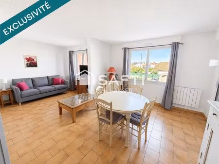 appartement dans une résidence calme et sécurisée avec place de parking et garage