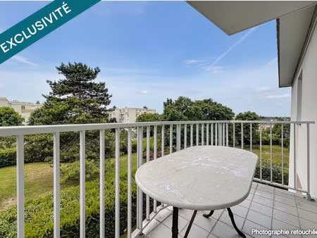 chatou appartement 87m2 2ch balcon cave 2 parkings