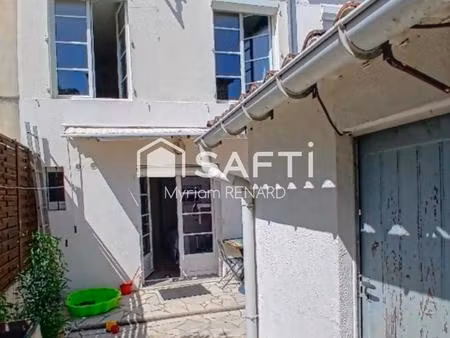 investissement locatif sécurisé: maison t3 louée  emplacement stratégique à saintes !