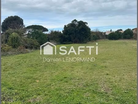 jolie terrain de 825m2 plein cœur de la cotiniere
