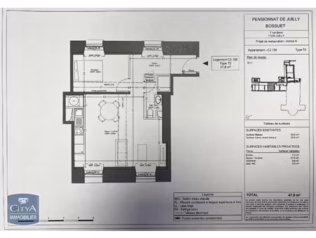 appartement à louer 2 pièces 47.8 m² - juilly (77) - 760€