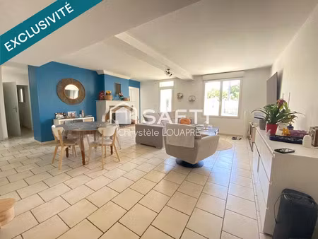 vente maison 5 pièces 145 m² à asnières-la-giraud (17400)  186 000 €