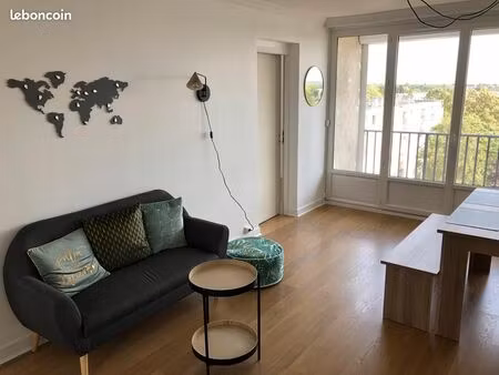 appartement 80m² lumineux avec vue – 4 chambres – mont-saint-aignan parc de l'andelle