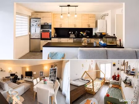 appartement f3 de 63 71 m² en rez-de-chaussée avec deux extérieurs et box