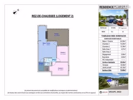 appartements neufs à 300m de la plage
