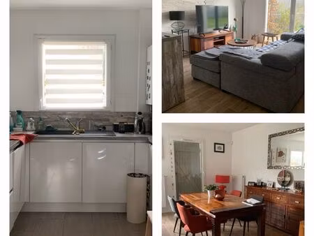 maison 5 pièces – 4 chambres – 114 m² – grand jardin – garage