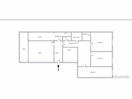 appartement 4 pièces 85 m² avec balcon